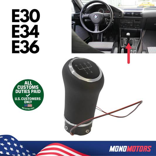 Manuel Gear Shift Knob 5 Speed with LED for BMW E30 E34 E36 25111434495