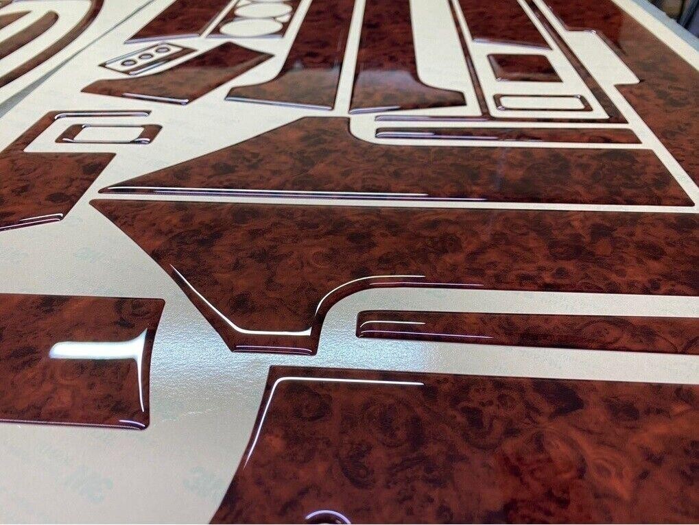 Wood Look Dash Trim Kit for BMW 5 Series E34 Walnut Self Adhesive 88-95