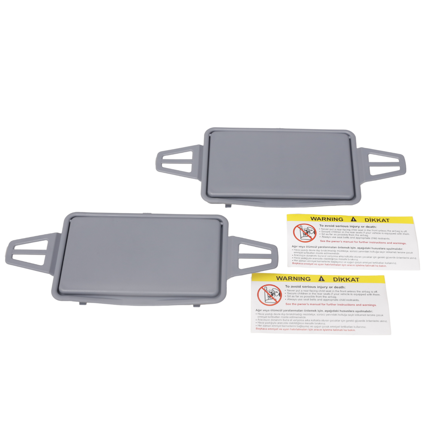 Pair Sun Visor Mirror Frame Cover for Mercedes-benz W211 E-CLASS