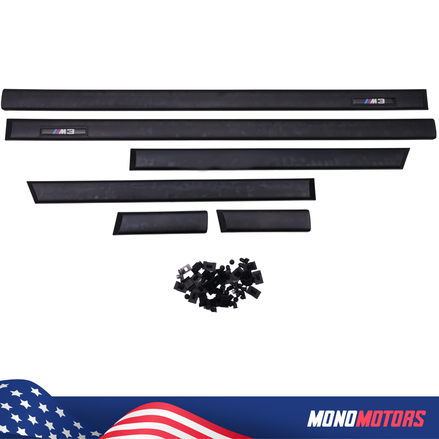 Body Side Moulding Trim for BMW E36 M3 Style 3 Series Sedan