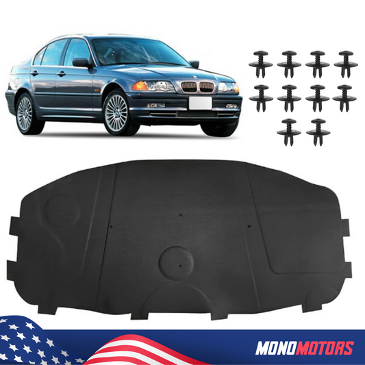 Hood Insulation Pad + Rivets Foam Pad for BMW E46 8691415311847 51488193941
