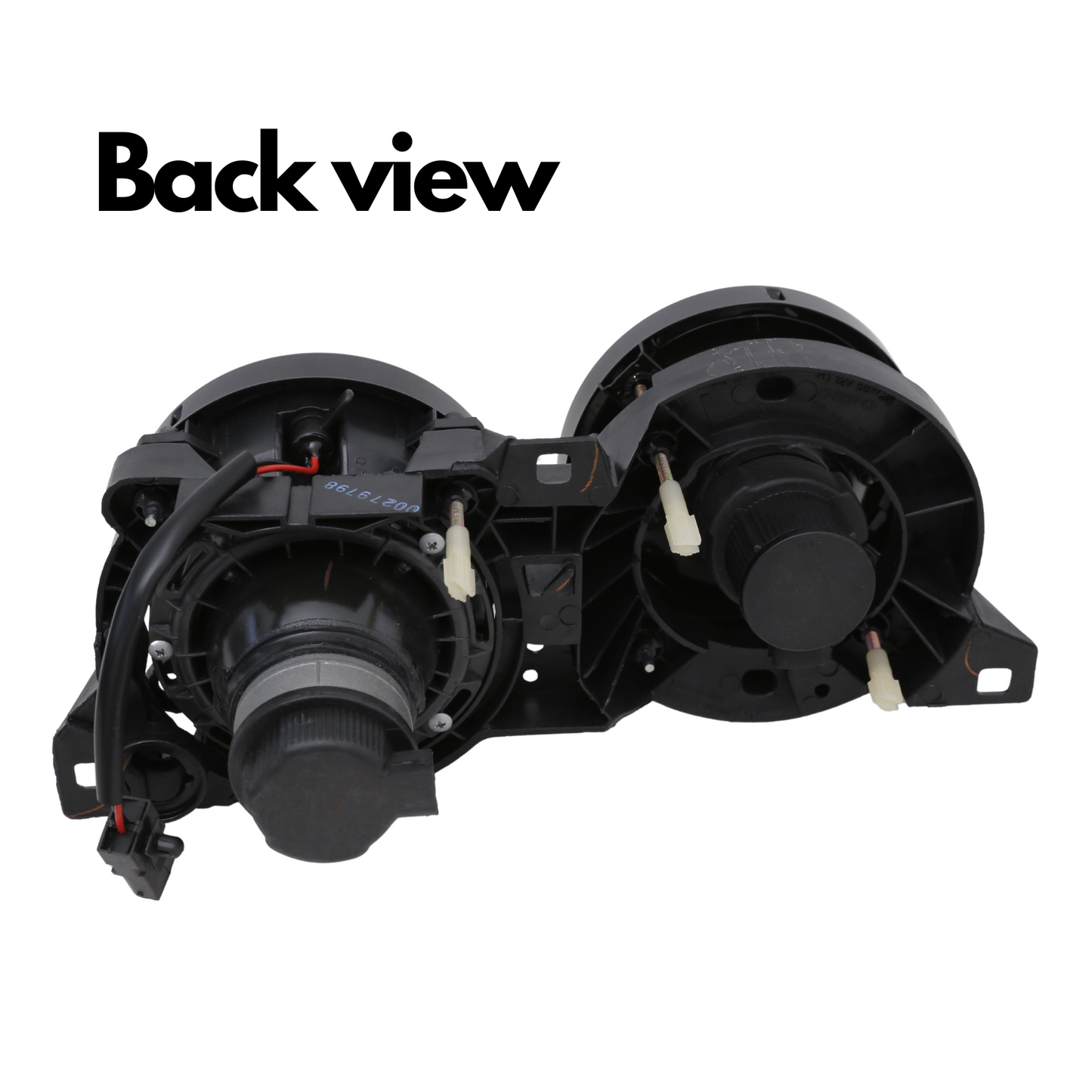 Black Headlight Assembly Set Left Right for BMW E30 1982-1994