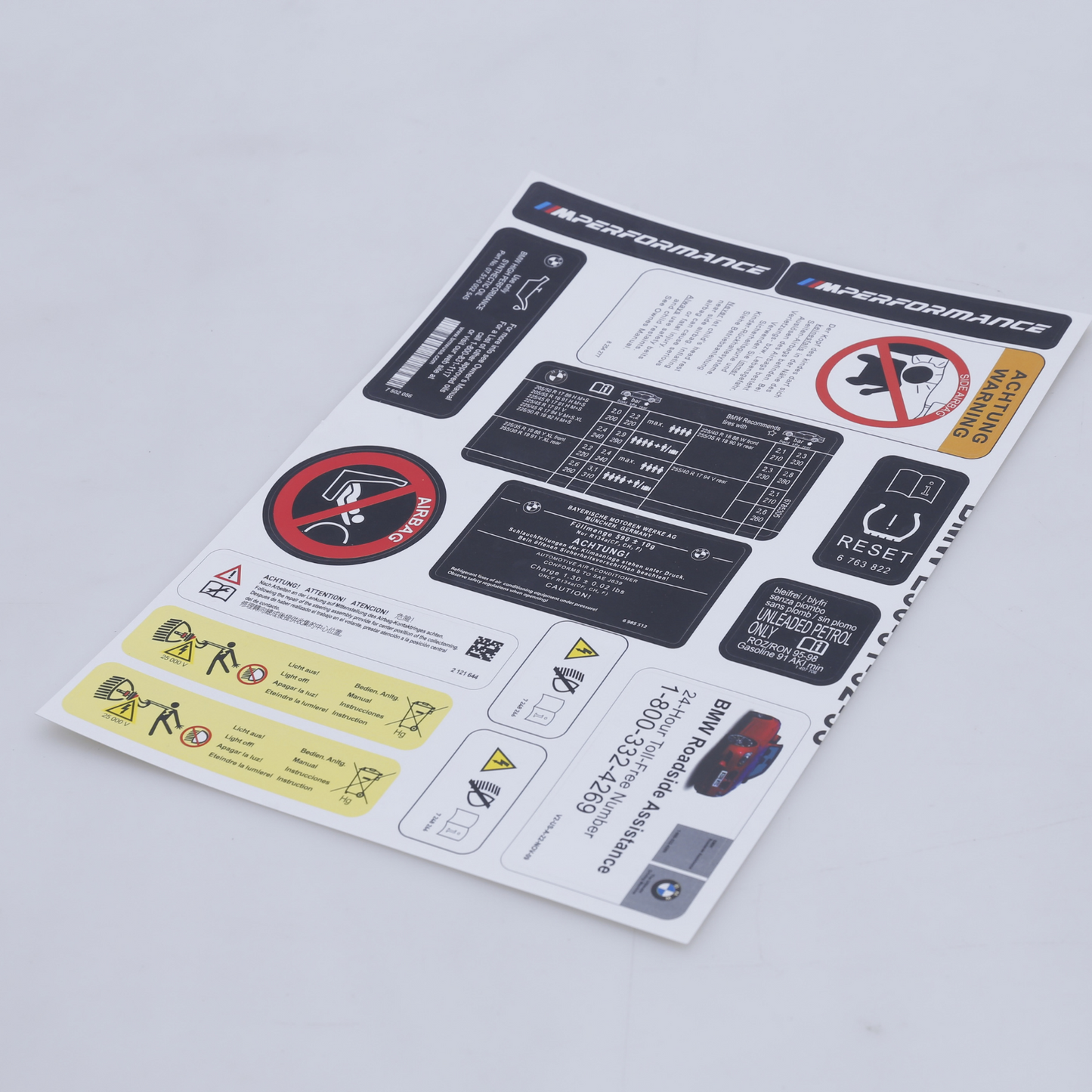 Stickers Decals Set Best Quality for BMW 3 Series E90 E91 E92 E93