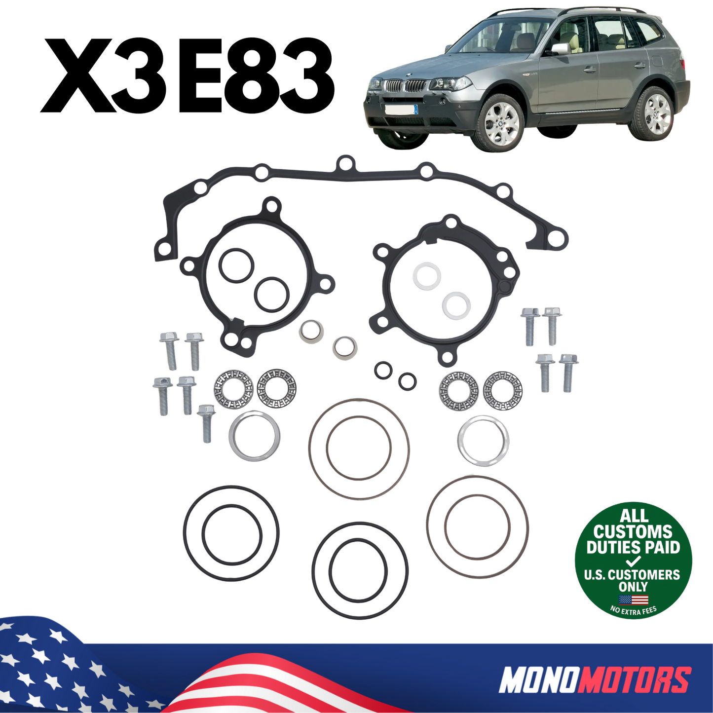 Double Vanos Repair Kit for BMW X3 E83 2004-2007 M54B25 M54B30