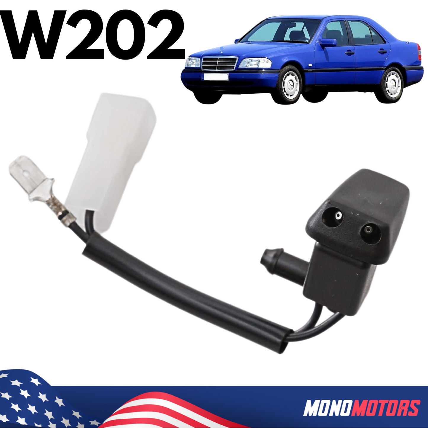 Windshield Washer Nozzle Jet 2028601047 for Mercedes Benz W202 W140 W210 C220