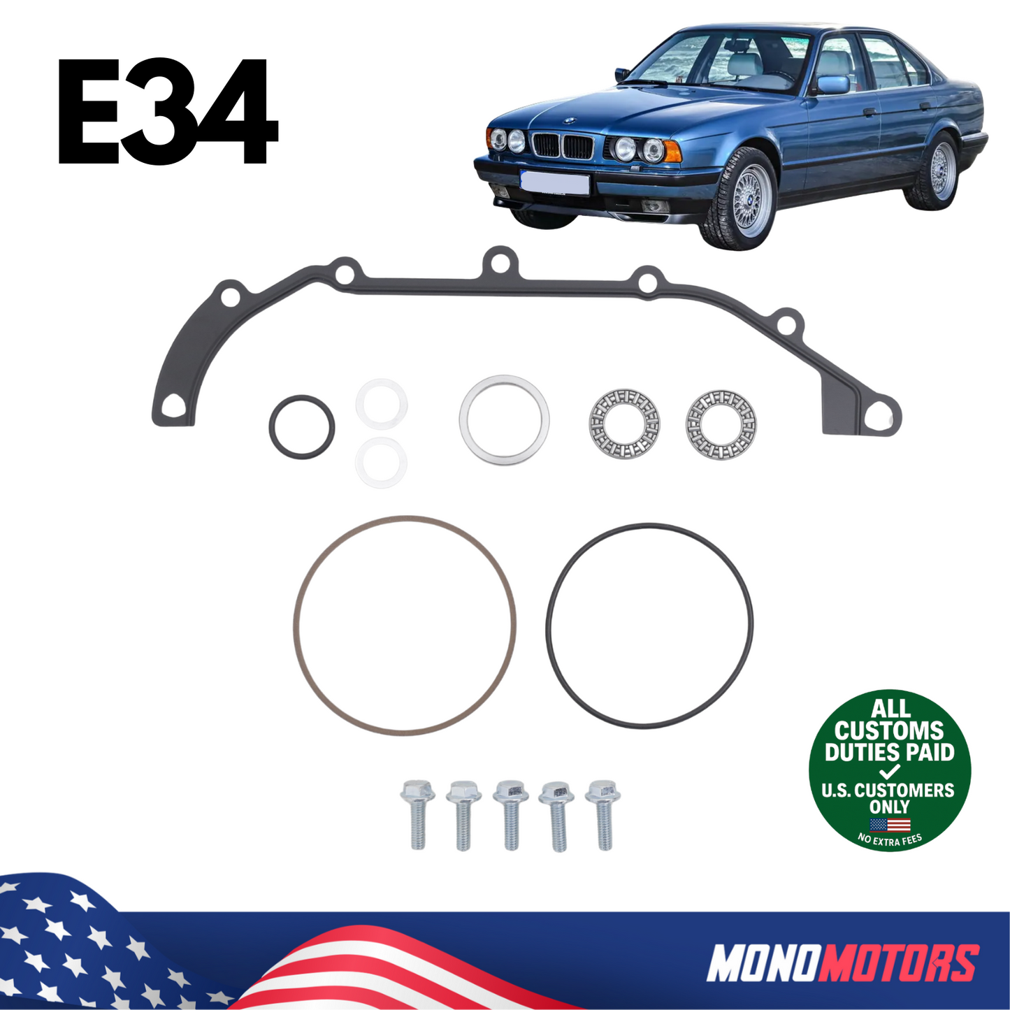 Single Vanos Repair Kit for BMW E34 M50B20 M50B20TU M50B25 M50B25TU 11361740840