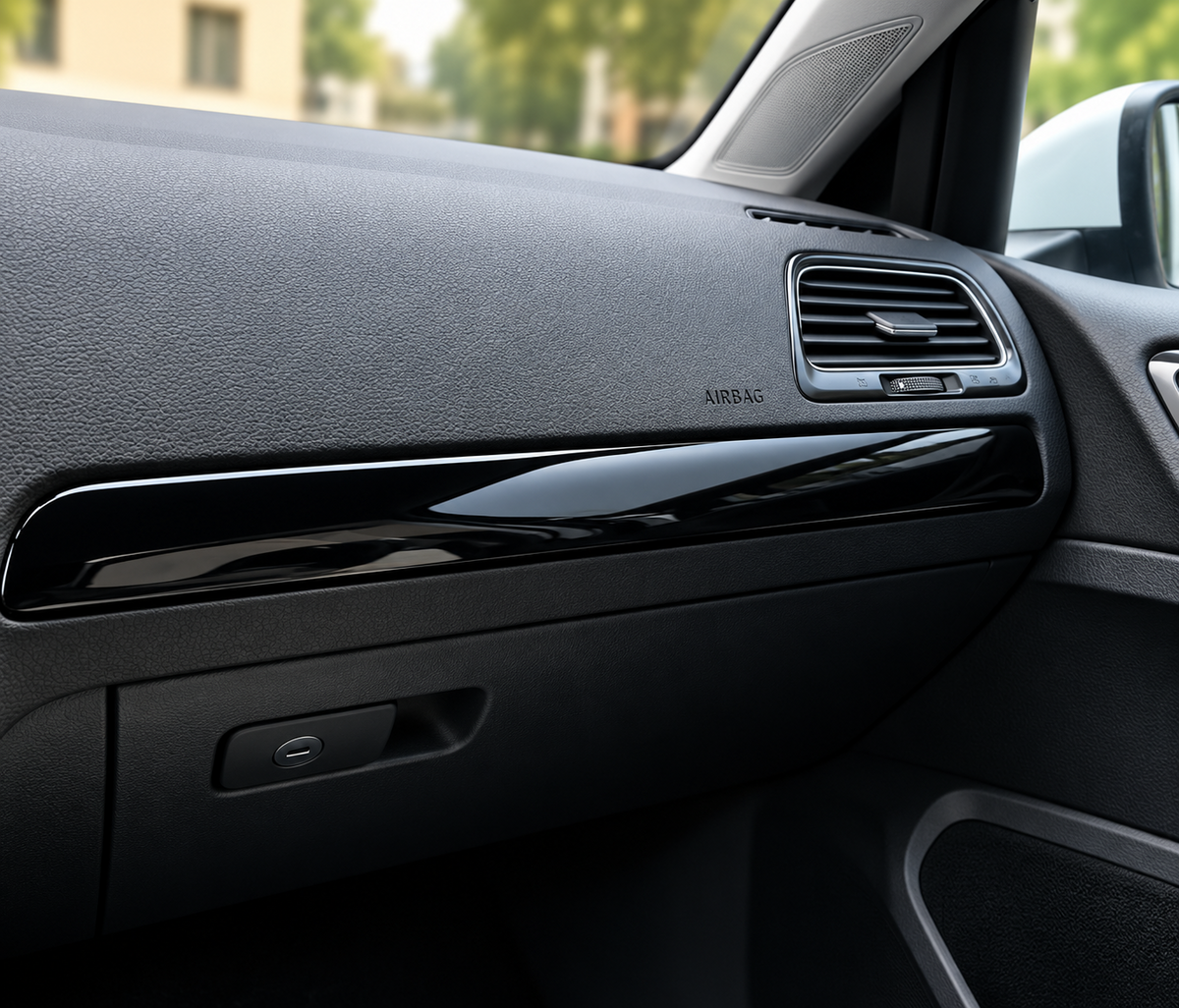 Piano Black Interior Trim Kit for Volkswagen Golf 7 MK7 2013-2020 24pcs