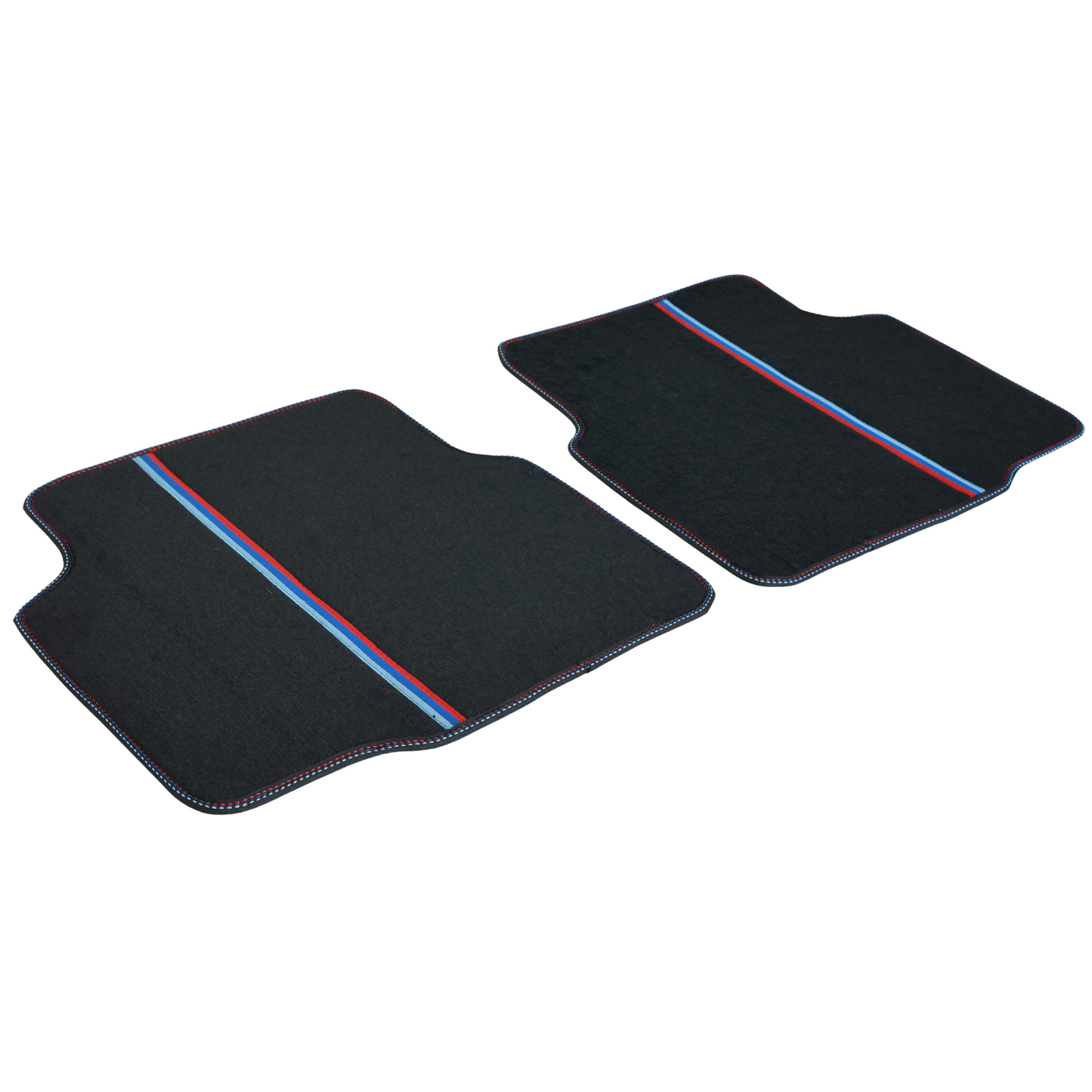 Carpet Floor Mats M Style for BMW E36 Sedan Non Slip 4pcs Set Clips