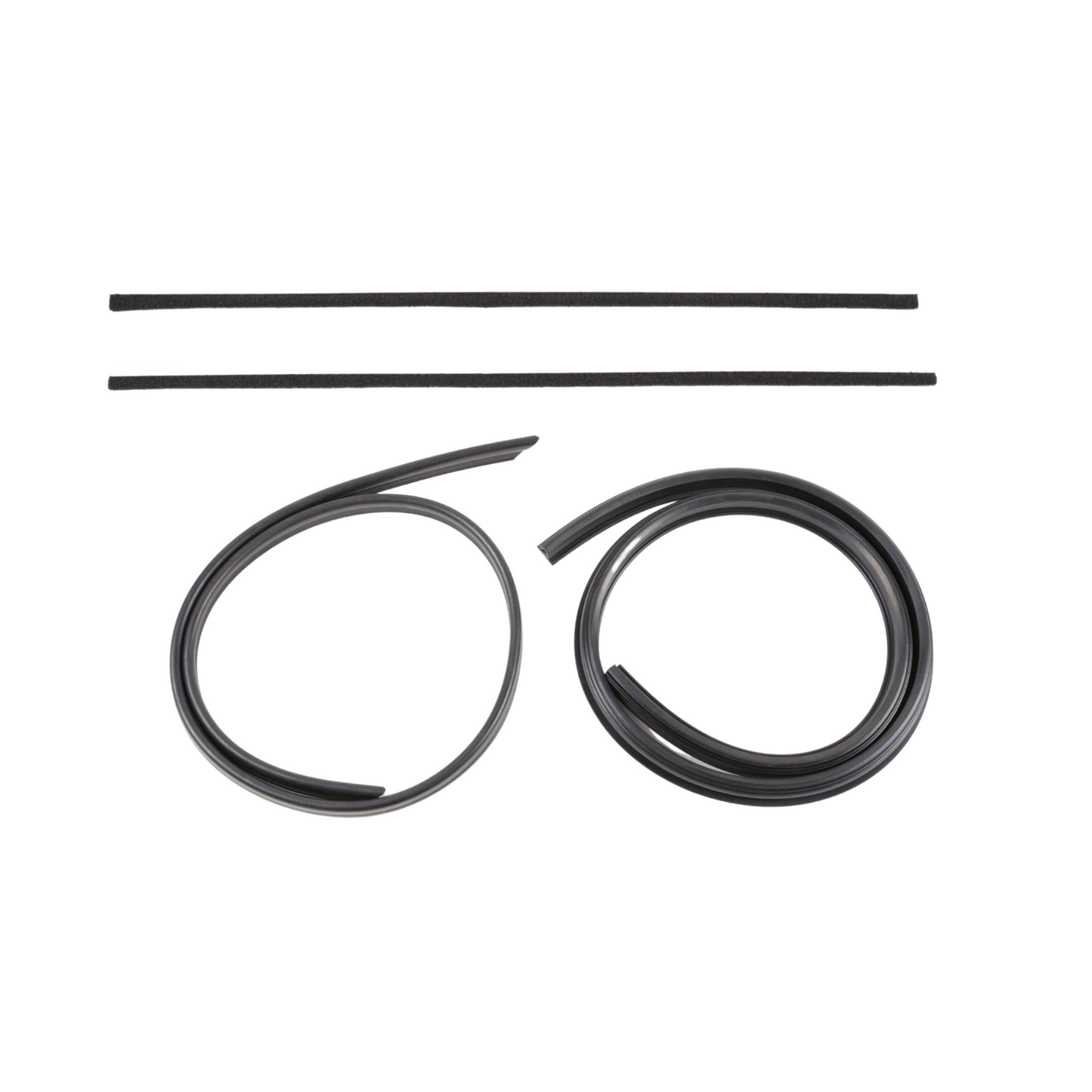Sunroof Seal & Metal Brush for Mercedes Manuel Sunroof Rubber Gasket 4pcs 40cm