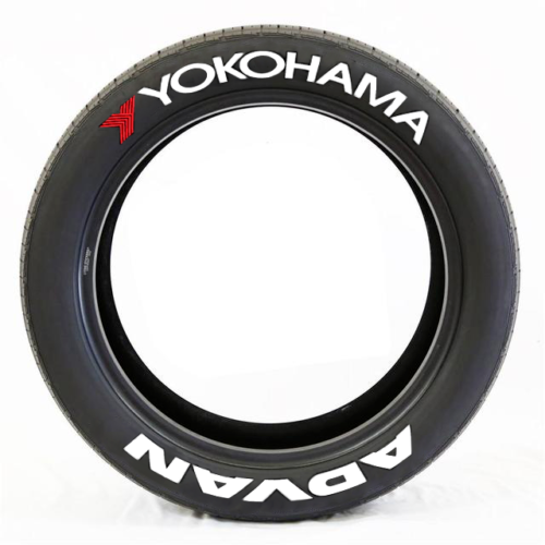 Yokohama Advan Tire Sticker for 15''-24'' Wheel 1''