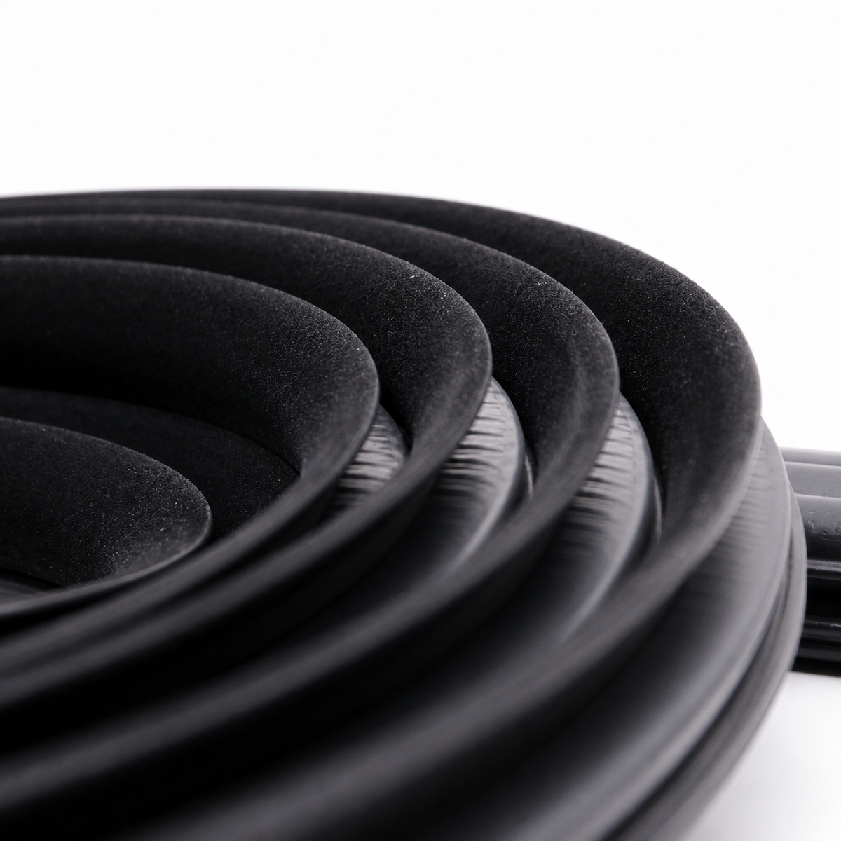 Velvet Door Weatherstrip Seal Set for BMW E36 Coupe Left Right