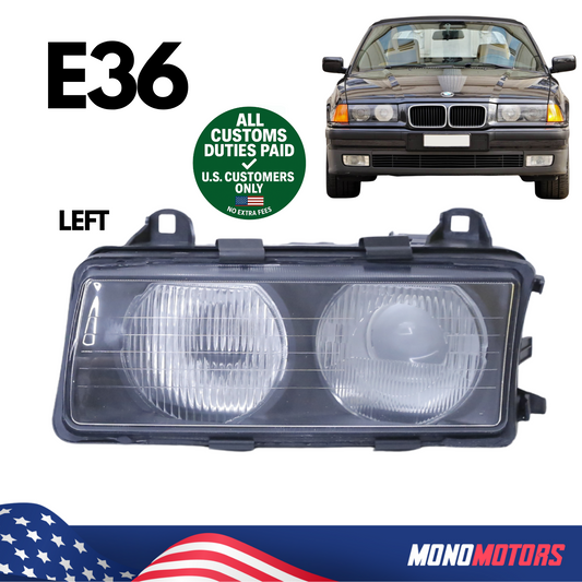 Headlight Assembly Zkw Type Left for BMW E36 1991-1994 OEM A0361101L