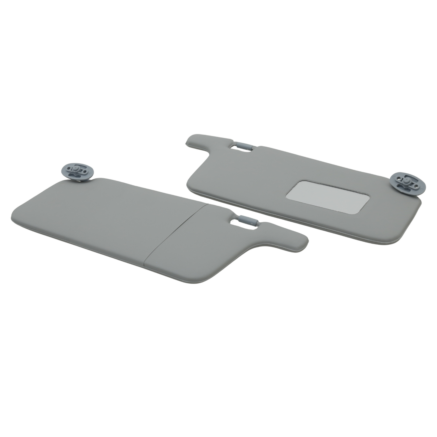 Sun Visor Set for Honda Civic 1996-2001 Grey with Passenger Mirror