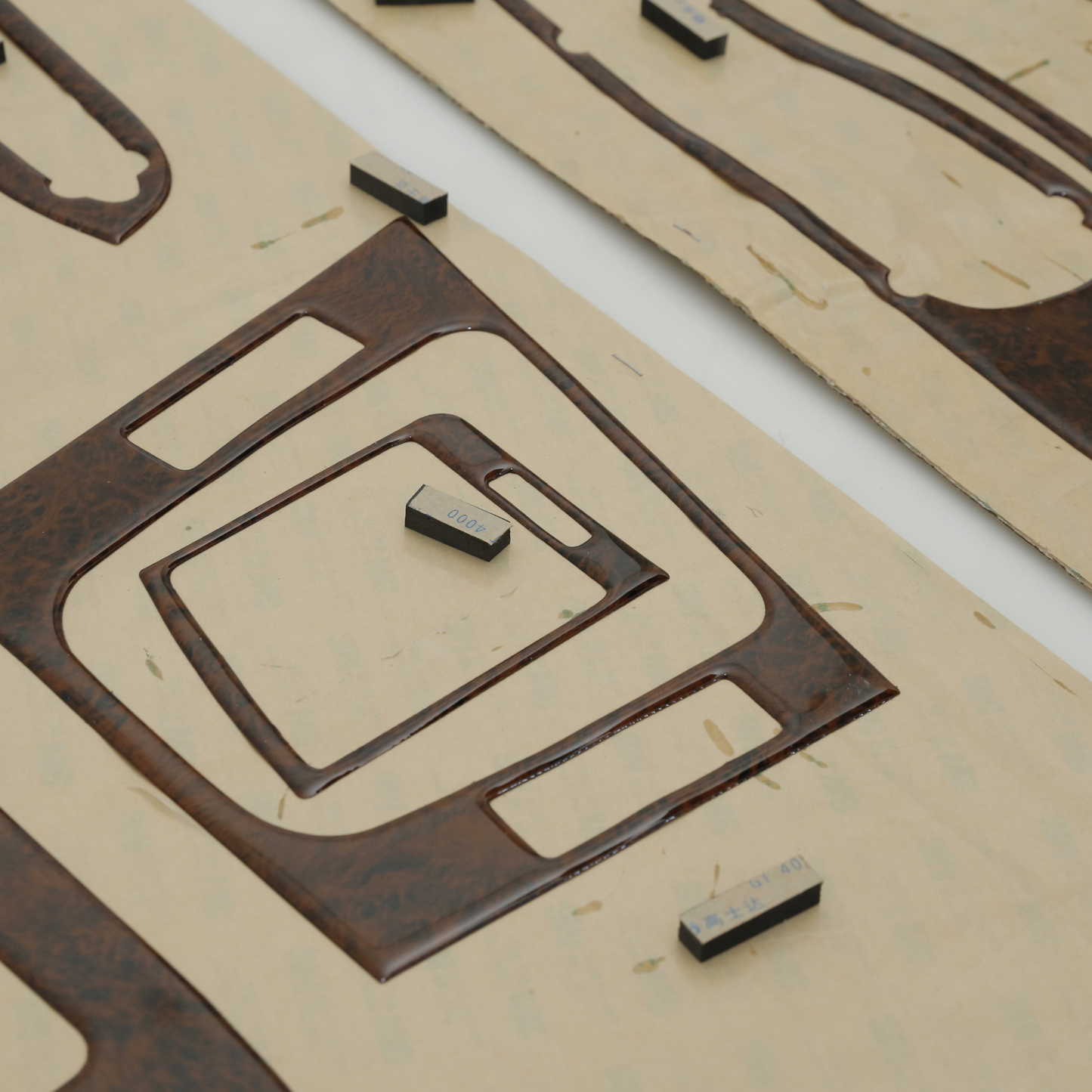 Wood Trim Overlay Kit for BMW E46 Walnut Pre Cut Self Adhesive