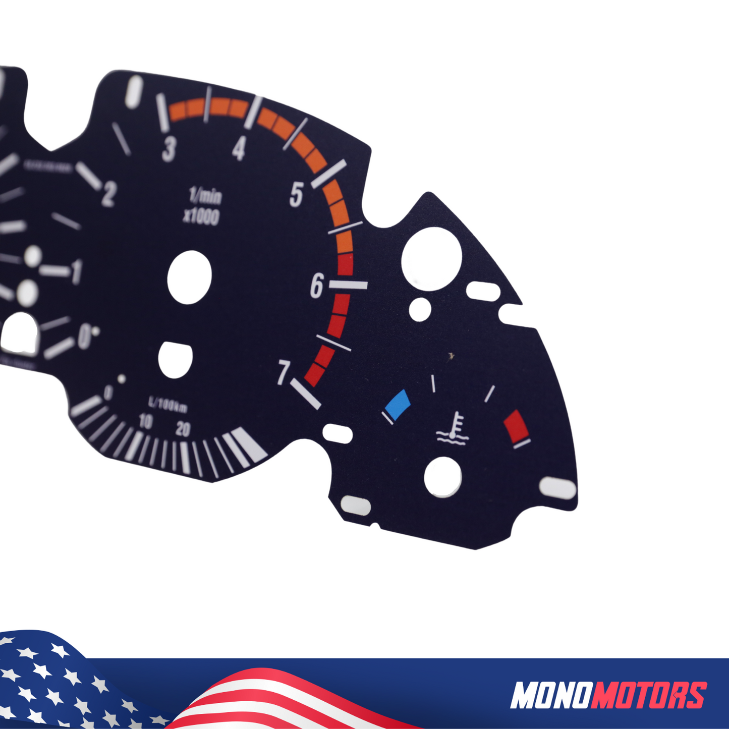 Blue Cluster Gauges for BMW E39 Speedometer Dial Alpina