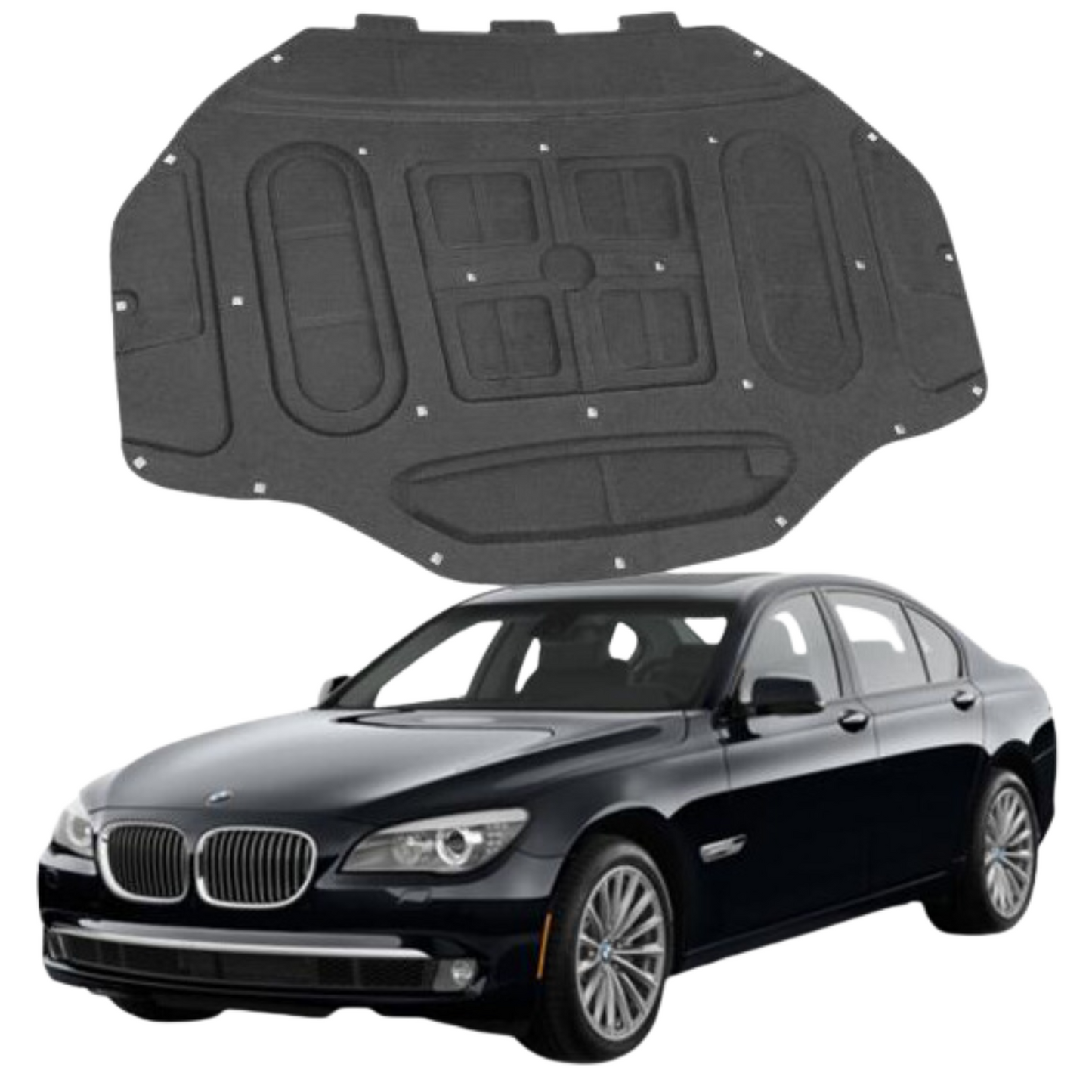 Hood Bonnet Sound Insulation Pad for BMW 7 Series F01 F02 F03 F04 2008-2016