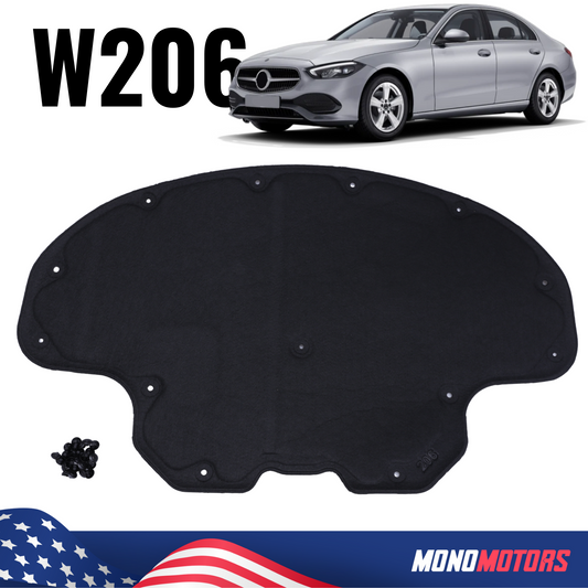 Hood Panel for for Mercedes-benz W206 C Class 2020-2022 Mb Insulation Panel Pad
