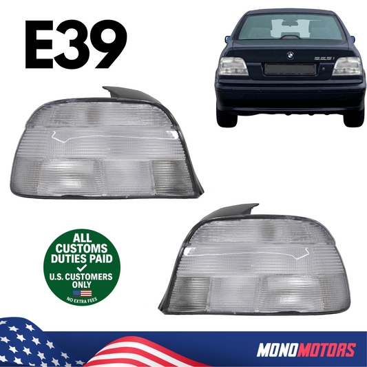 Rear Tail Lights Full White Left Right Set for BMW E39 1996–2000 63212496297
