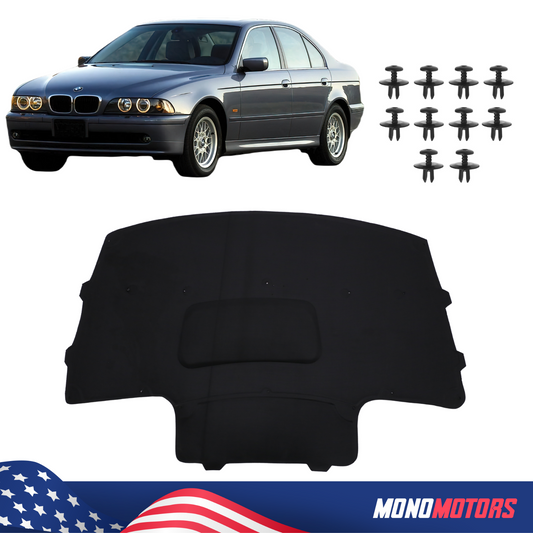 Hood Heat Insulation Pad for BMW E39 /Rivets 3 Series Foam Pad OEM 51488159483