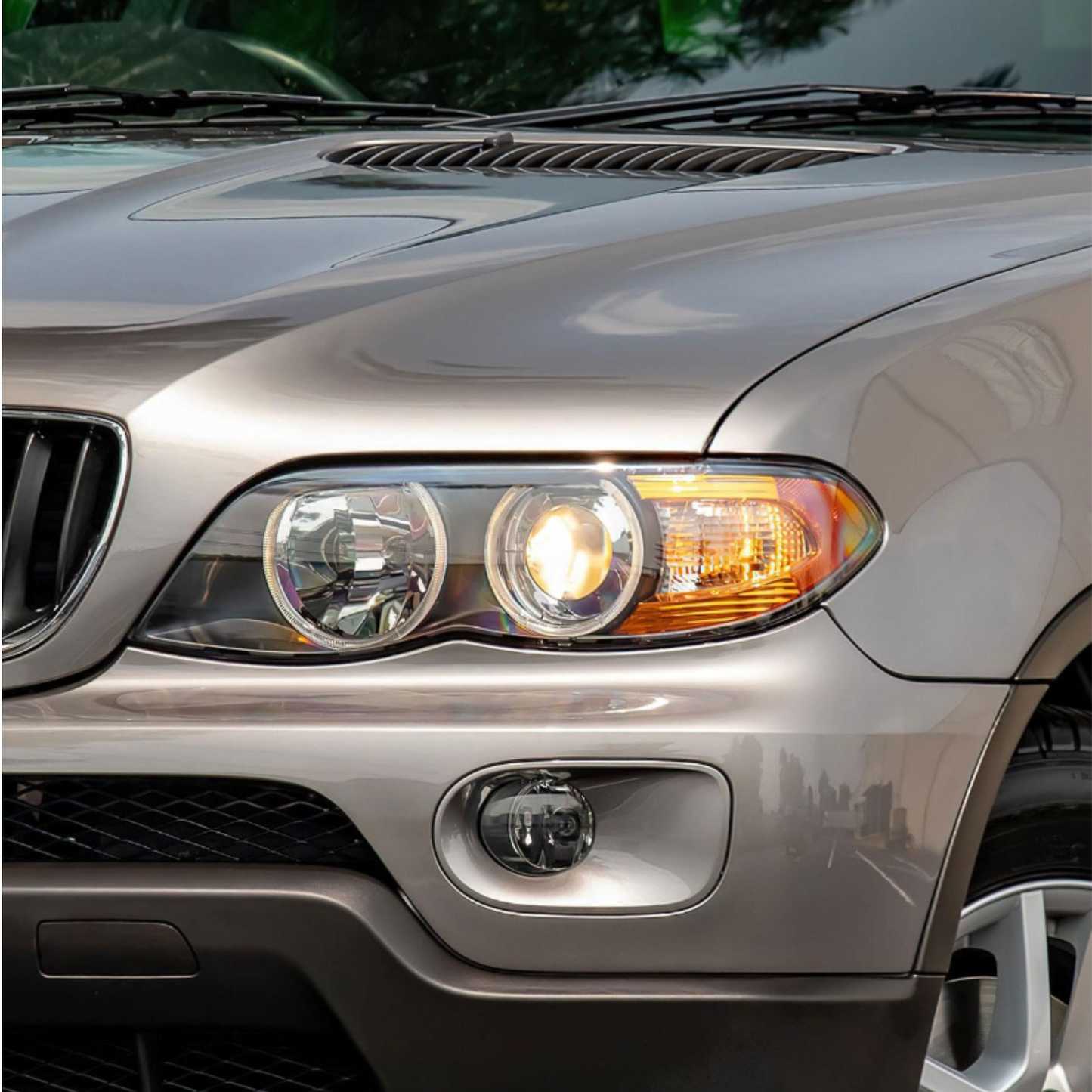 Right Headlight Lens Cover for BMW X5 E53 2004 - 06 Clean Smooth Headlamp Cover