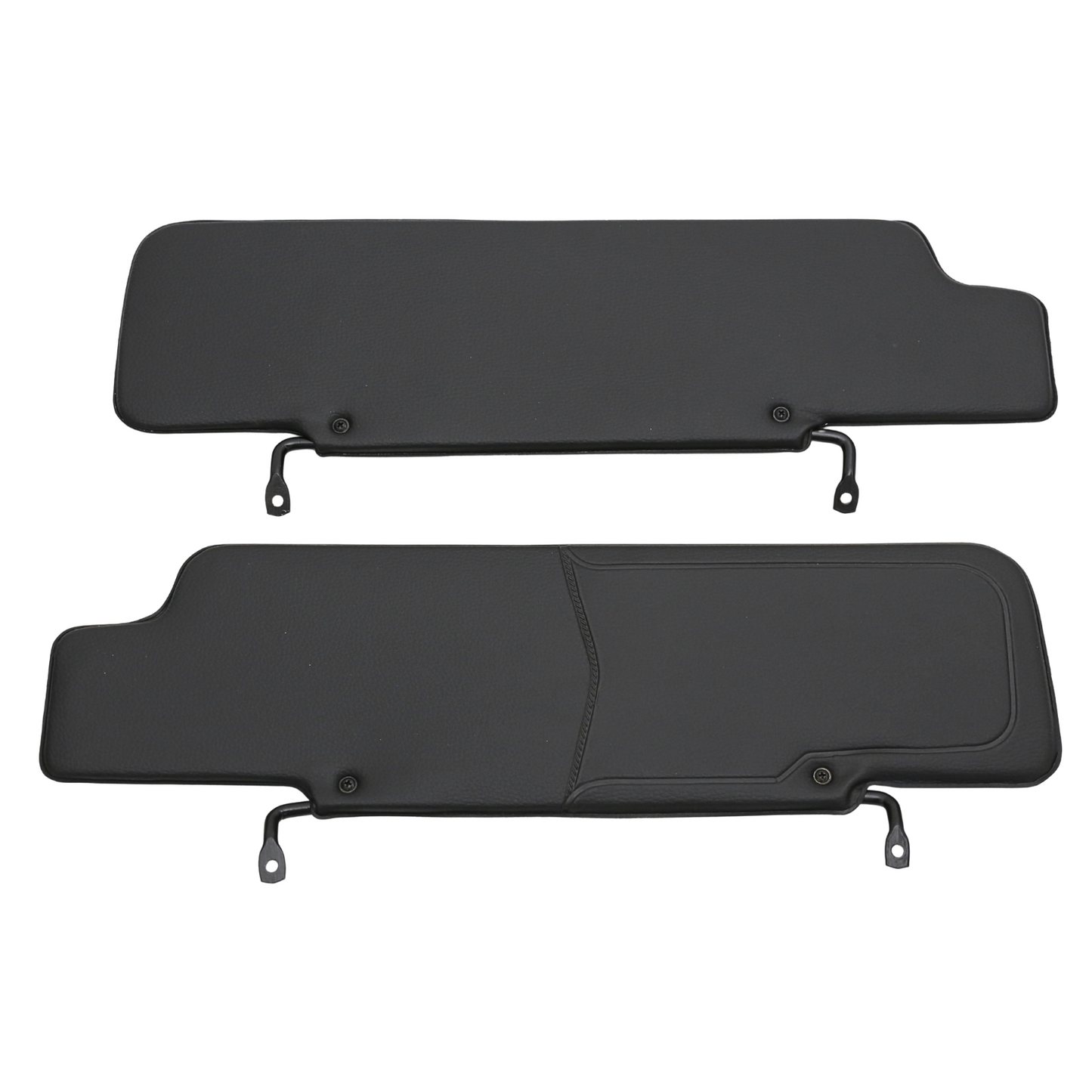 Sun Visor Set Black Left Right for Land Rover Defender 1983-2012