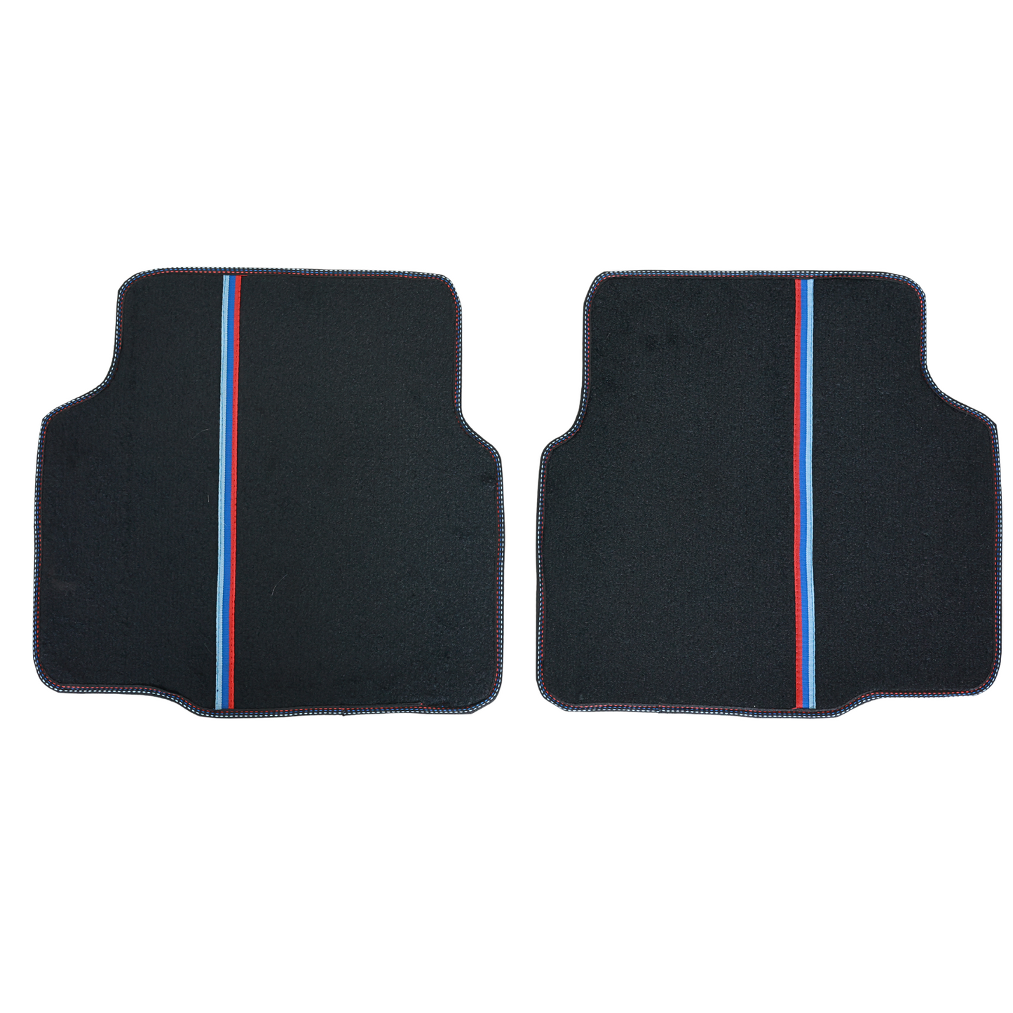 Carpet Floor Mats M Style for BMW E36 Sedan Non Slip 4pcs Set Clips