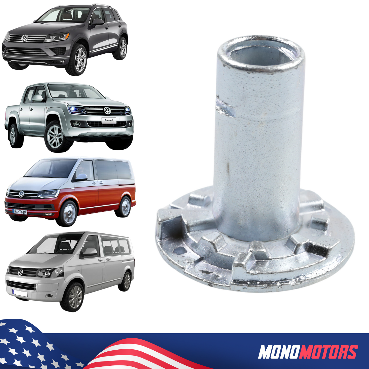 VW Wing Mirror Sleeve Bush for Transporter T5 T6 Amarok Touareg