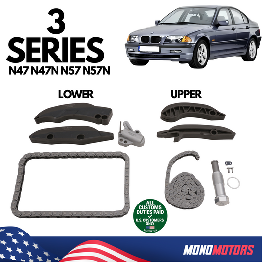 Full Timing Chain Kit Lower Upper for BMW 3 Series N47 N47n N57 N57n