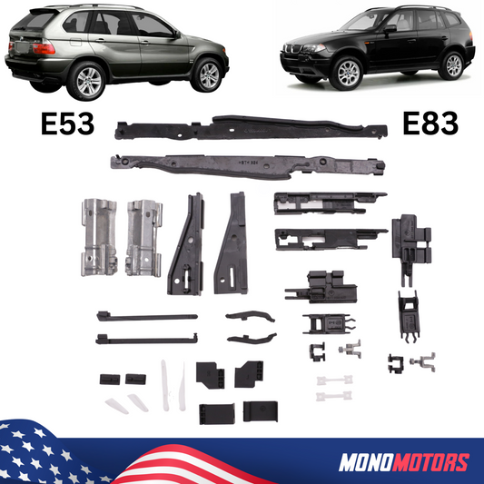 32 Pcs Sunroof Repair Kit for BMW X5 BMW X3 Panoramic Sunroof Shade Fast Deliver