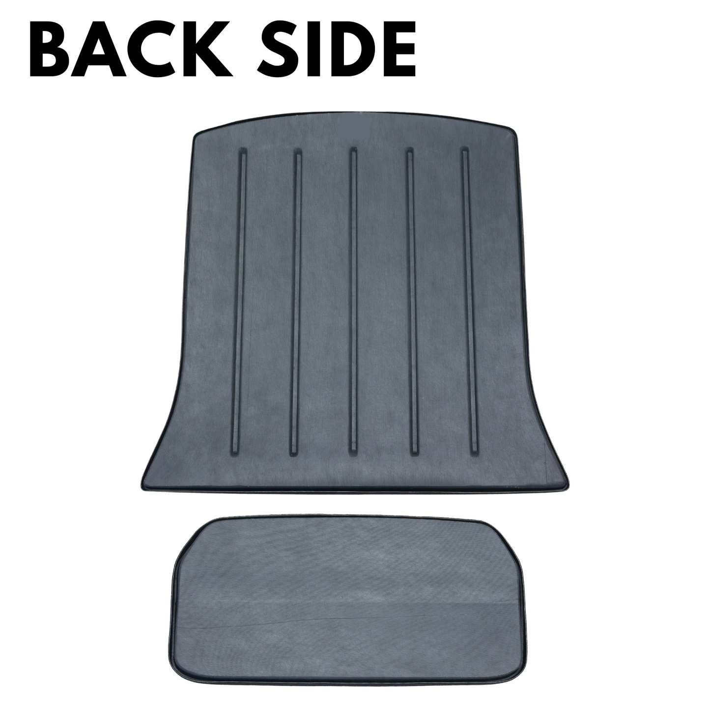 Trunk Liner Set for Tesla Model Y 2020-2024 Front Rear Black Mats Rugged Textile