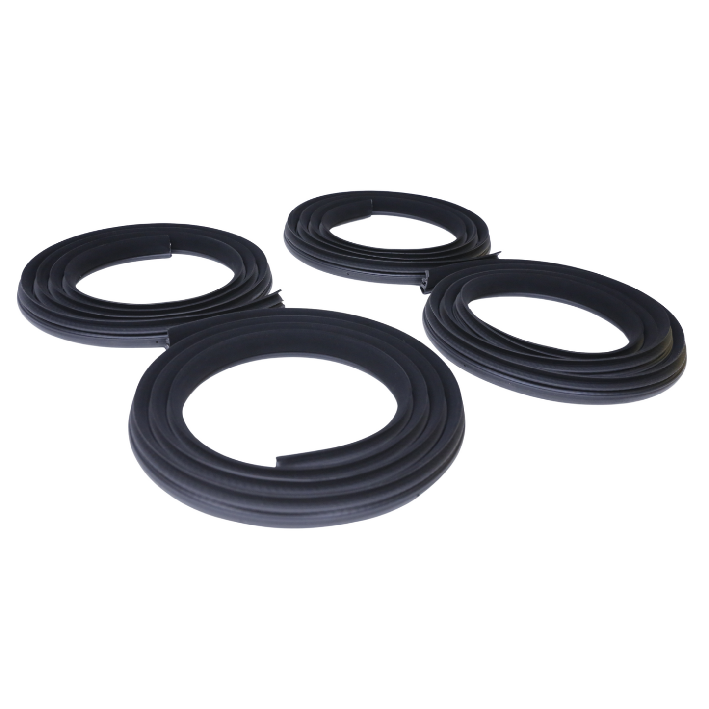 Velvet Door Seal Set Rubber 4pcs Right Left for BMW X5 F15 2013-2018