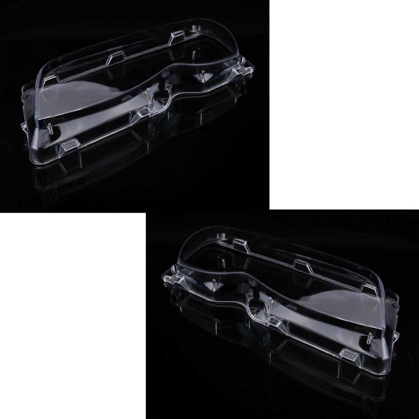 Pair Headlight Lens for BMW E46 3 Series 2002-2005 Headlamp Xenon Clear Cover
