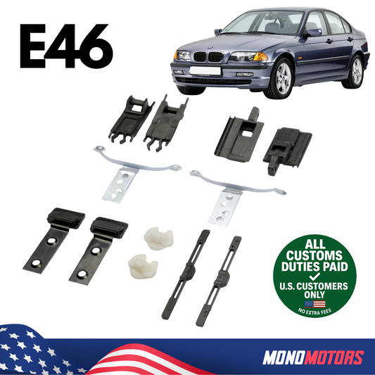 Sunroof Shade Component 12pcs for BMW E46 1998–2001