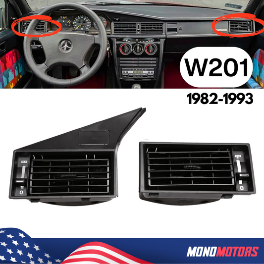 Air Vent Frame Grille for Mercedes W201 190 190e 190d 1982-1993 Left + Right