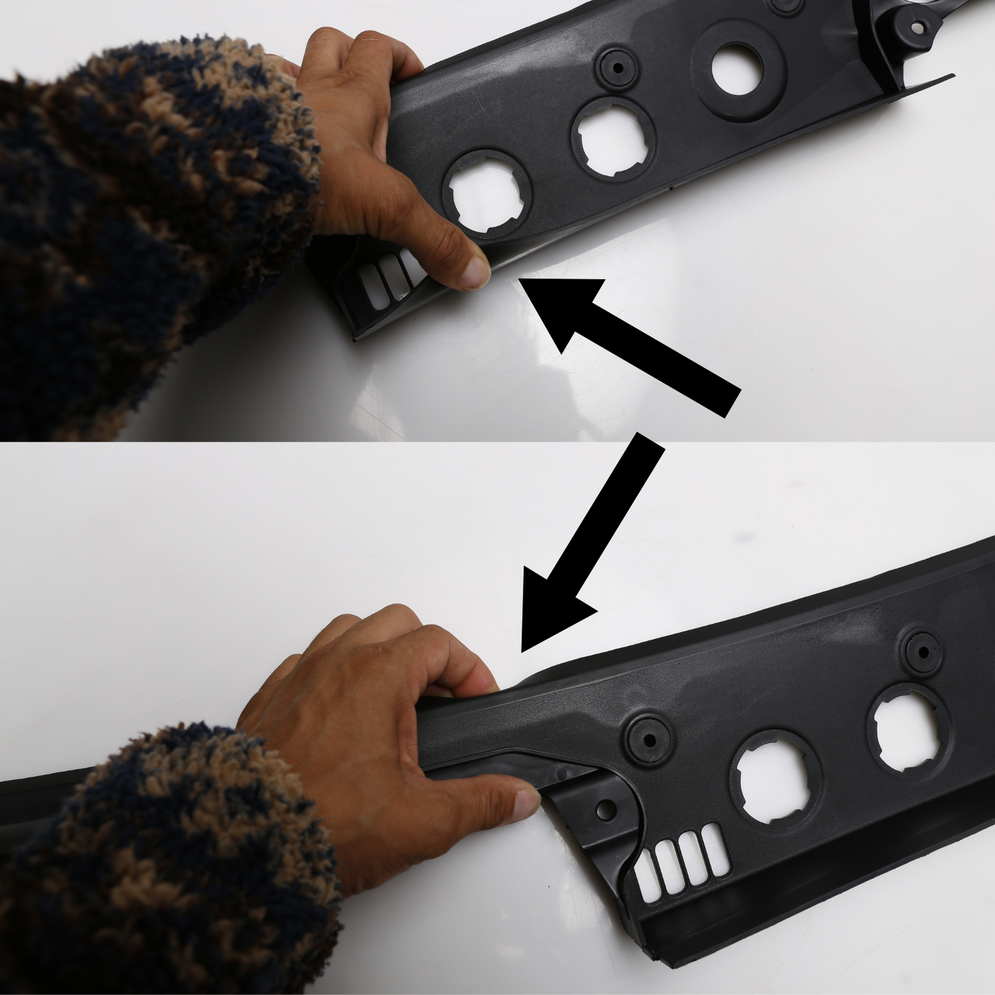Windshield Wiper Vent Cowl for BMW 5 F10 2010-2017 Screen Cover Grille Panel