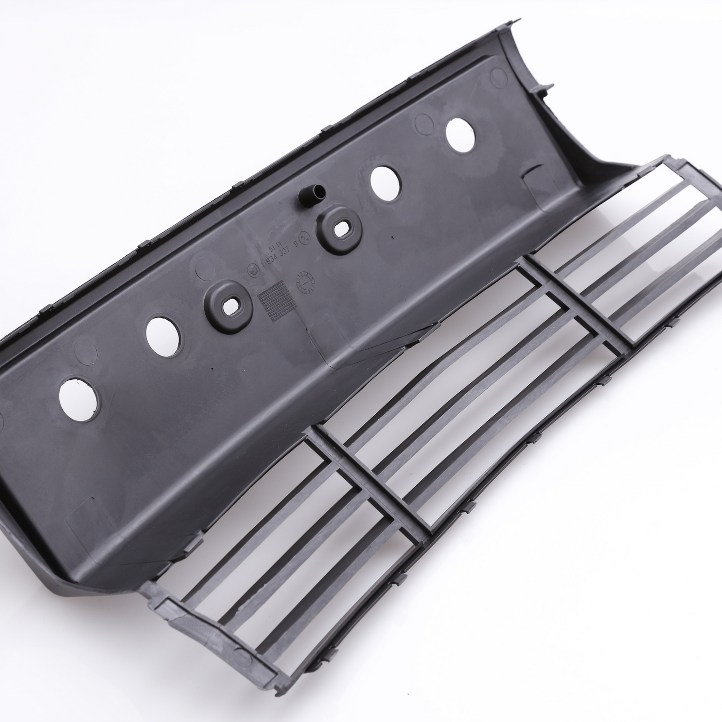 Front Bumper License Plate Holder Grille for BMW E34 5SERIES 1988-94 Sedan Wagon
