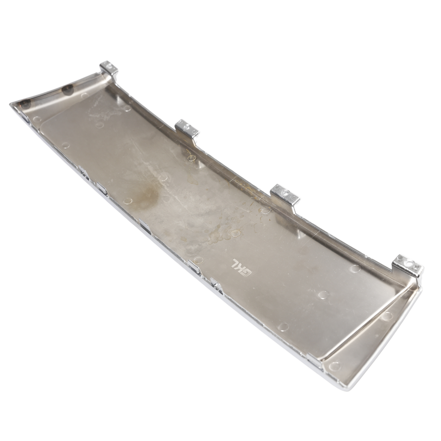 Audi A3 8p Front Bumper Number Plate Backing Polished Chrome 8P4807285G