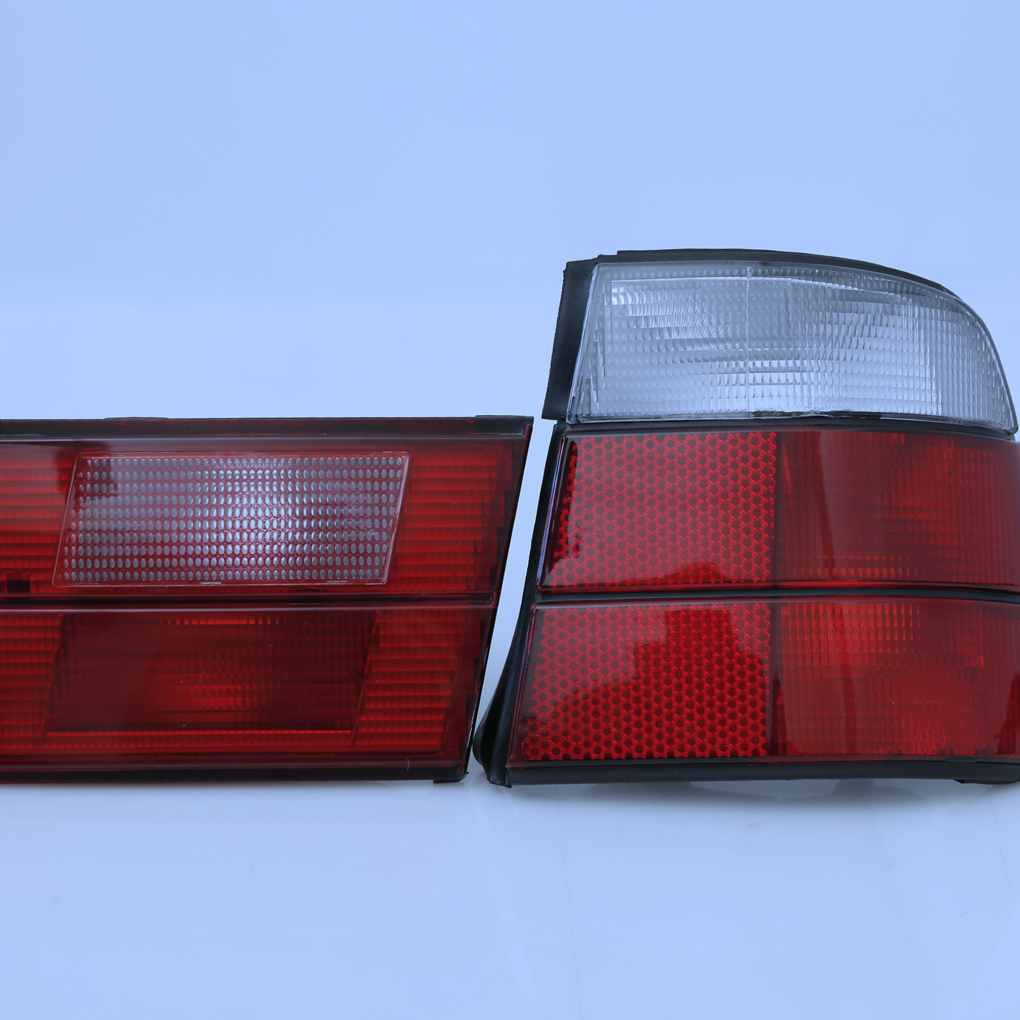 Rear Tail Light Set for BMW E34 1987-1995 White Indicator Clear Style Pair