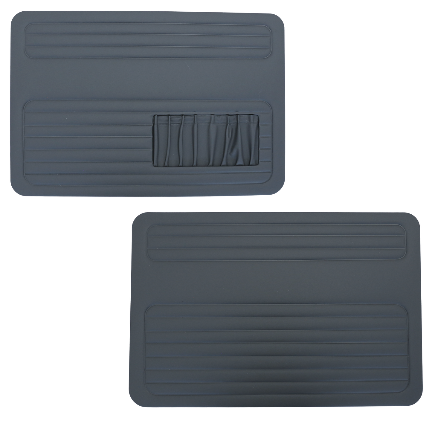 Door Panel Set for VW Beetle 1300 1965-1966 Grey Cardboard Interior Trim 4pcs
