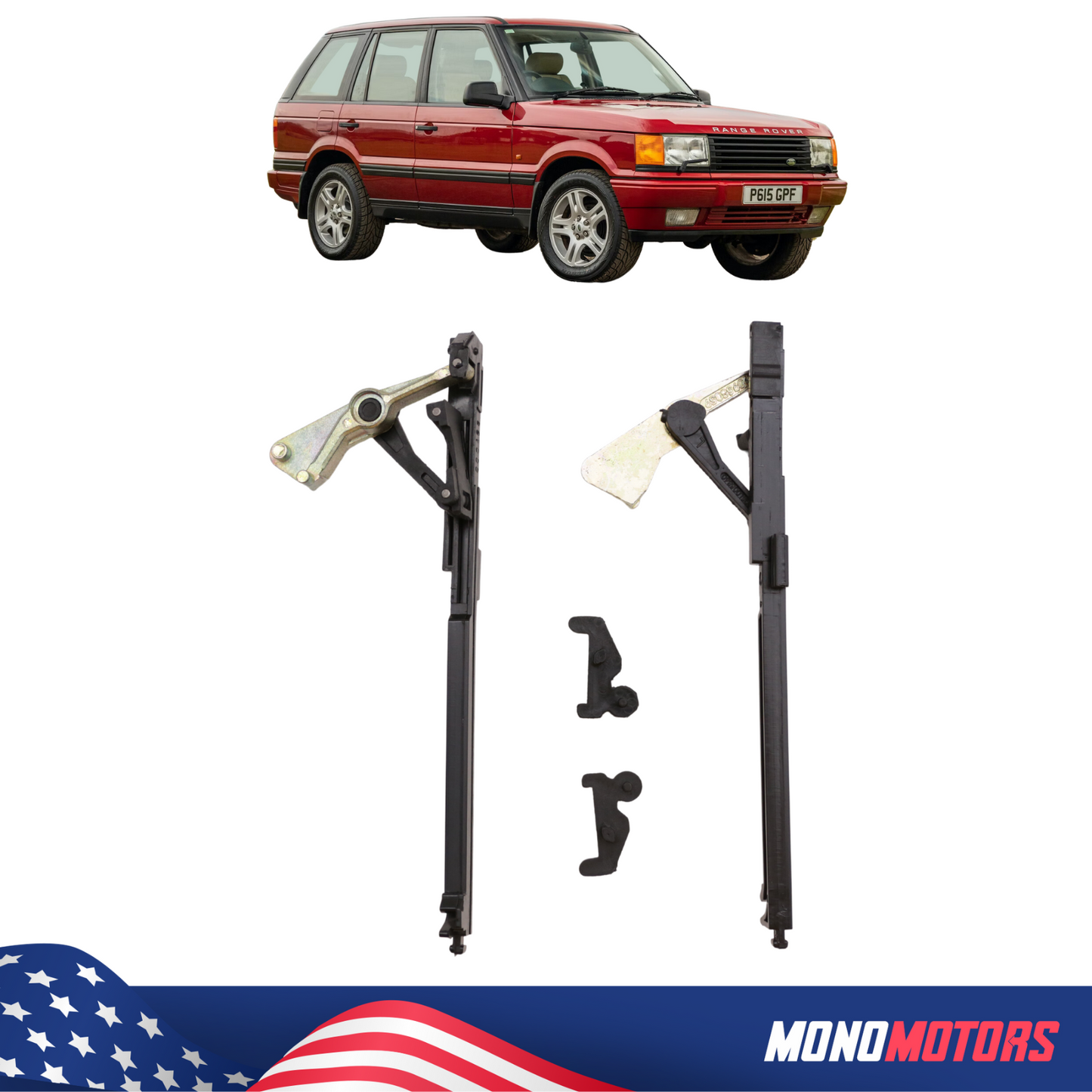Sunroof Guide Repair Kit for Range Rover P38 4 Pcs