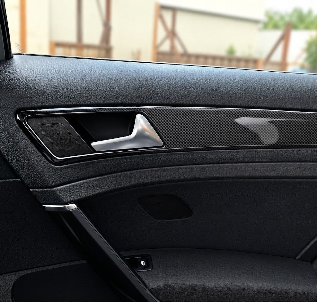 Carbon Fiber Look Trim Kit for Volkswagen Golf 7 MK7 2013+ Interior Dash