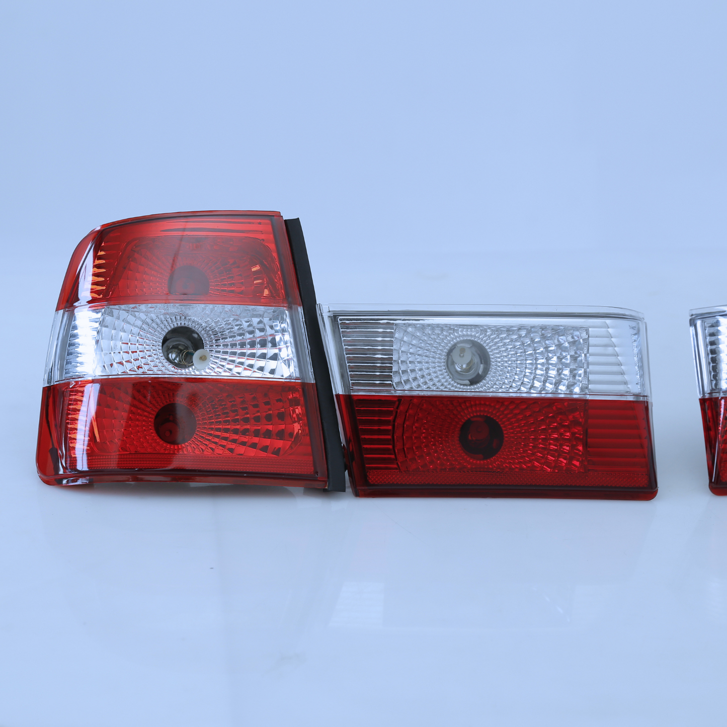 Rear Tail Light Set for BMW E34 1987-1995 Crystal Clear Indicator 4 Pcs