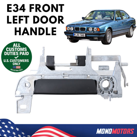 Front Left Outer Door Handle for BMW E34 Driver Side with Mechanism 51218148617