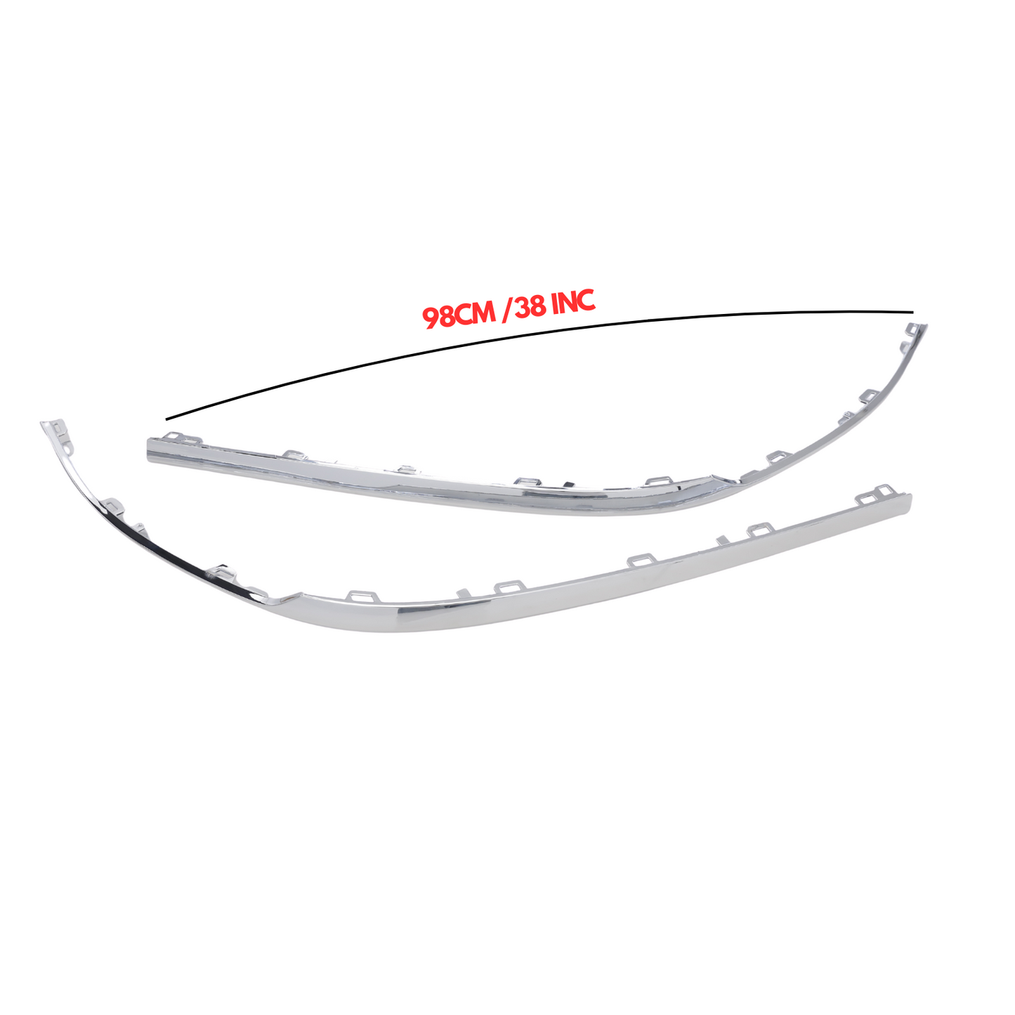 Rear Bumper Chrome Molding Set for VW Passat 2015- 3G0853841 3G0853842