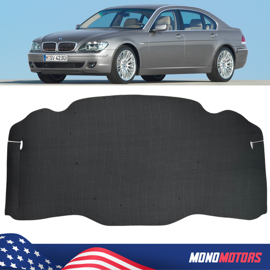 Hood Heat Insulation Pad + Rivets Foam Pad for BMW E65