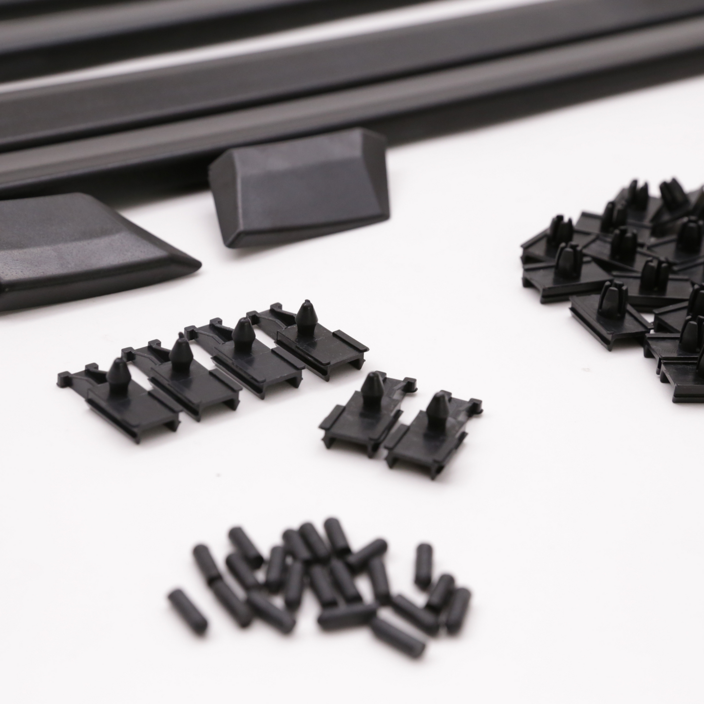 Body Side Moulding Trims for BMW E34 Touring Set 8pcs with Clips