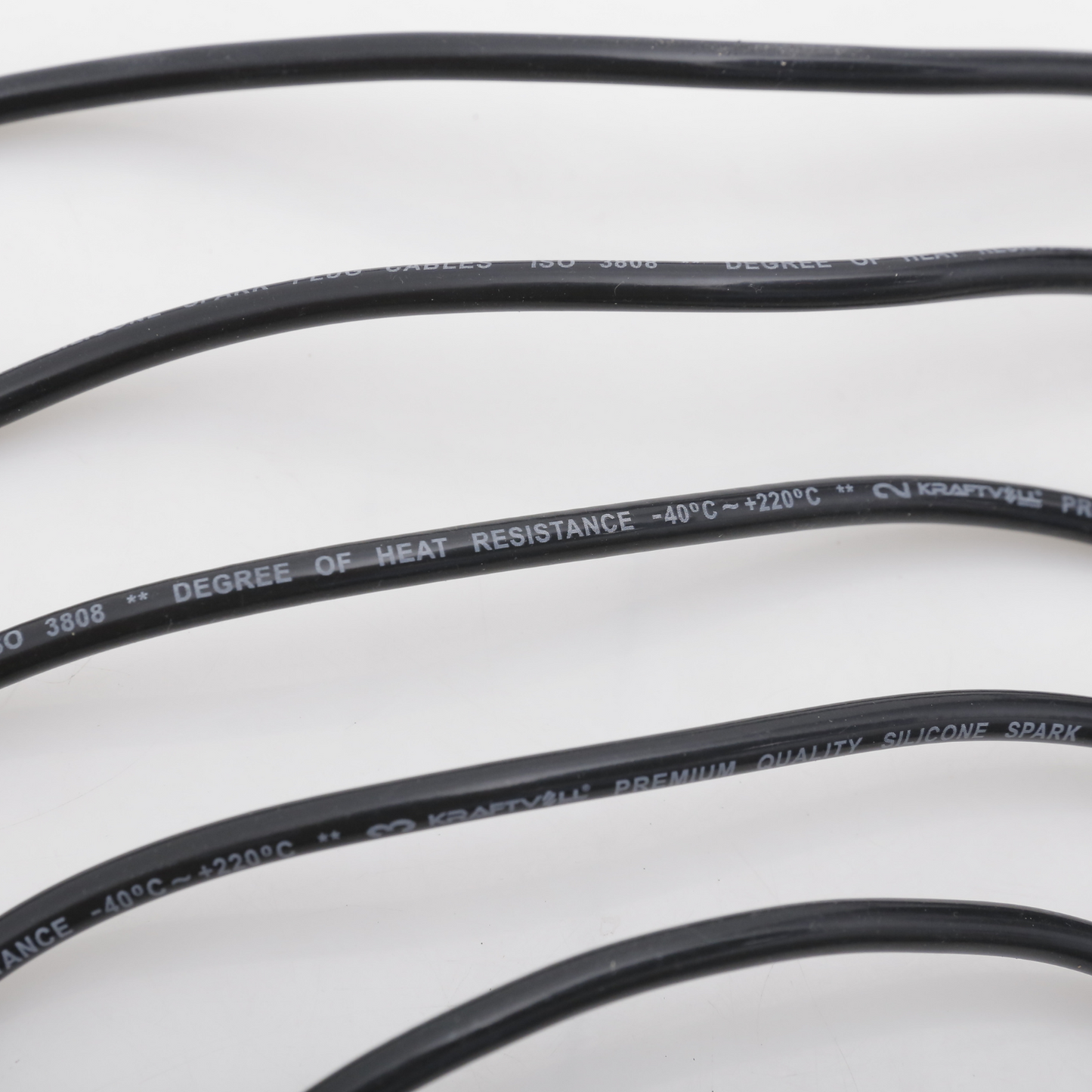 Ignition Spark Plug Wire Cable Set for BMW E34 M43 Engine OEM 12121247362