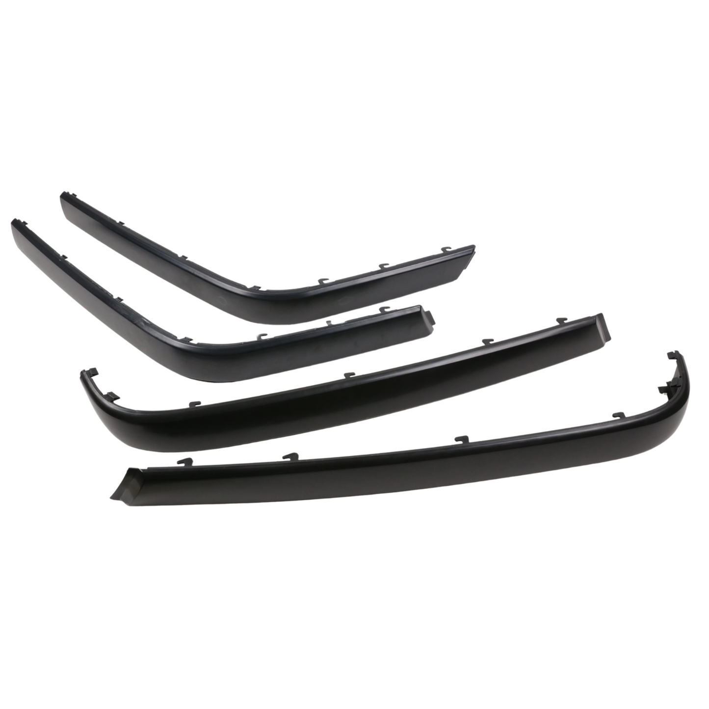 Bumper Trim Set for BMW E34 5-SERIES Front and Rear Moulding L+r 1988-96 4pcs