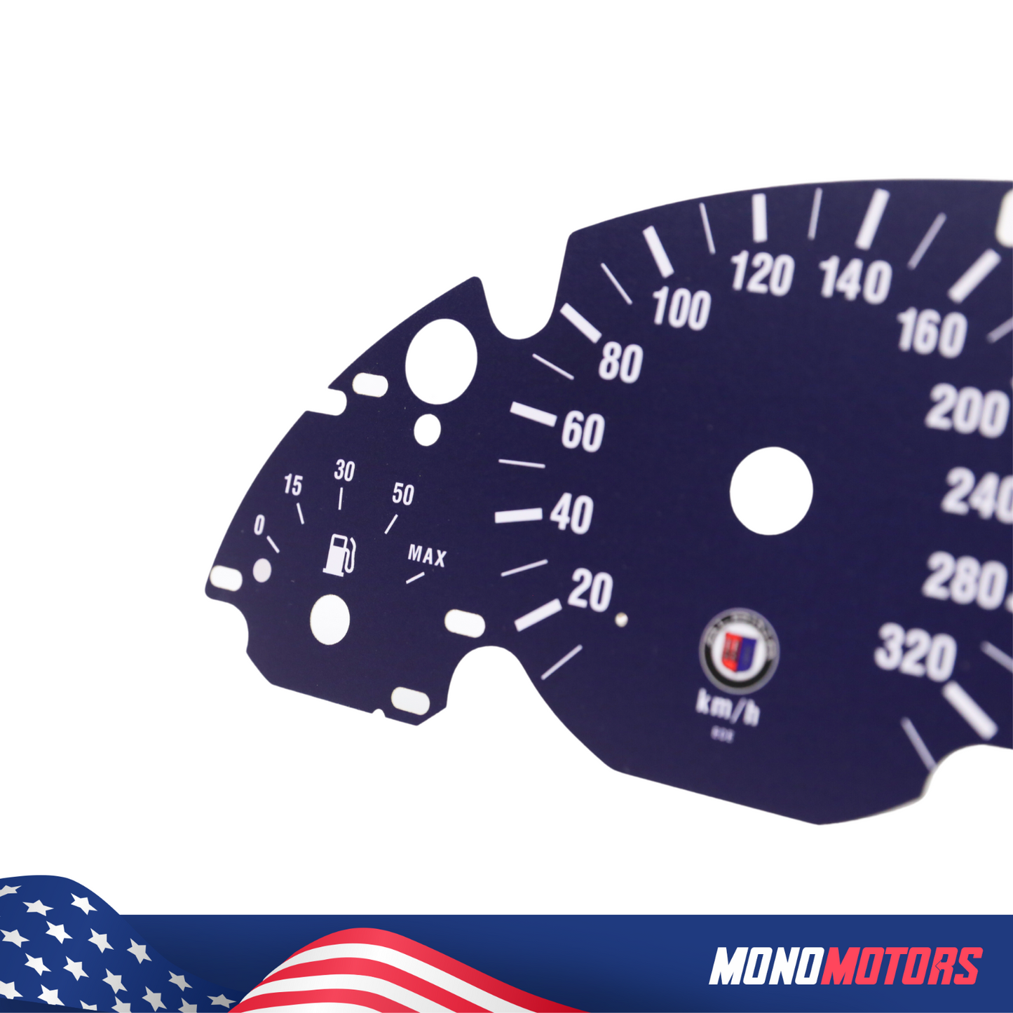 Blue Cluster Gauges for BMW E39 Speedometer Dial Alpina