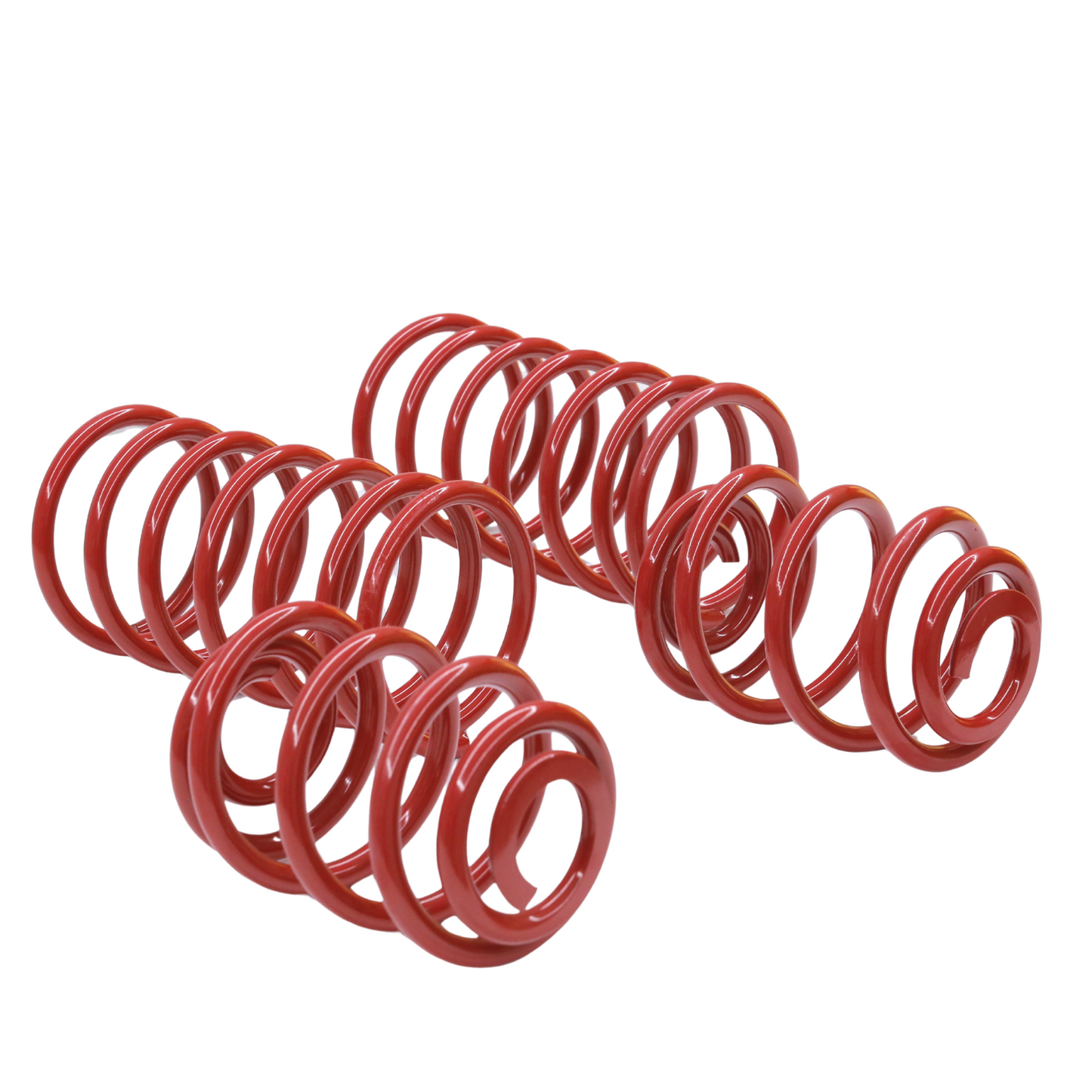 Coil Spring Set Sport Lowering Red for BMW E30 1983–1991 Suspension Upgrade